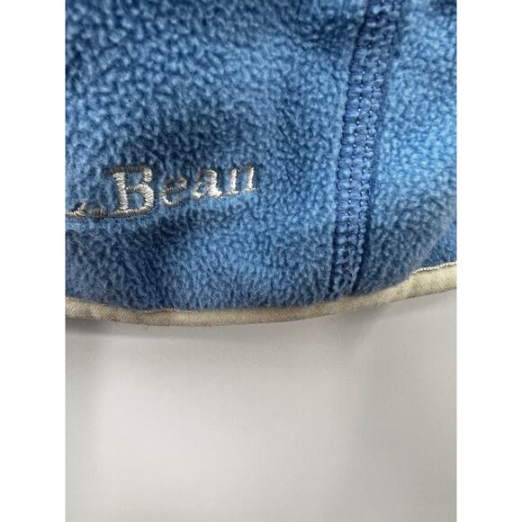 L.L. Bean‎ Women's Full Zip Fleece Vest Jacket Sleeveless Solid Blue Size S - Picture 5 of 6